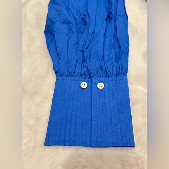 Frame long sleeves empire waist crop top, size M - Picture 5 of 10